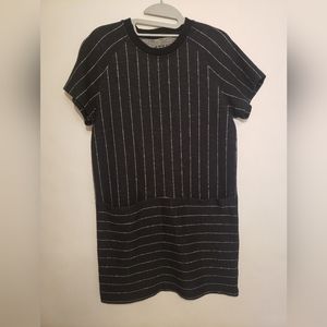 ATM Anthony Thomas Melillo Black Pinstripe Large Pockets Sz SM